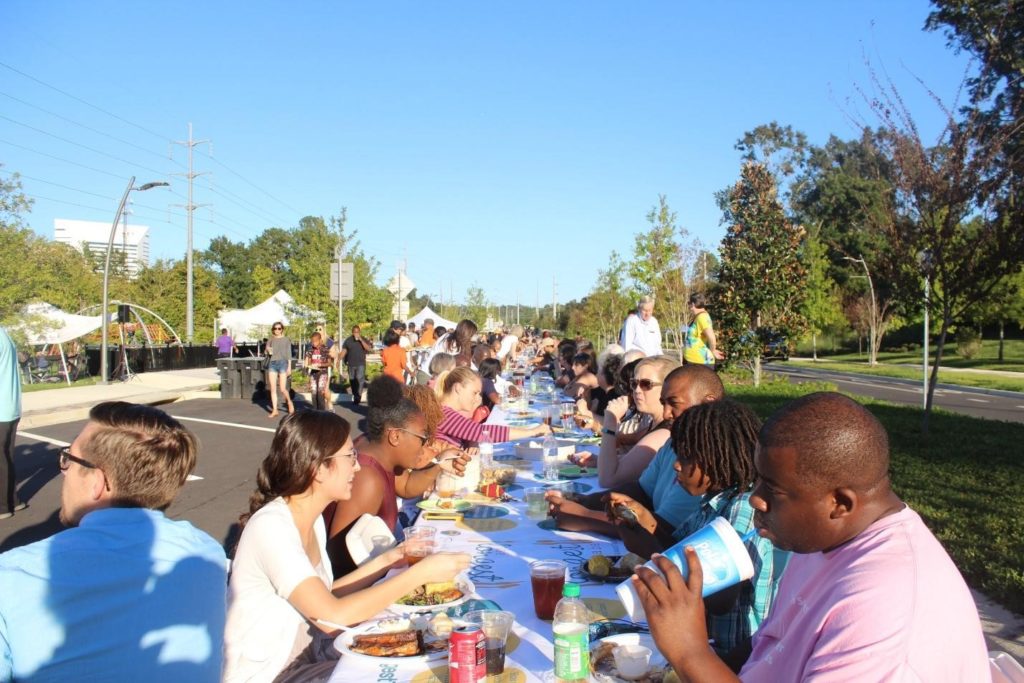 The longest Table event catered food to accommodate more than 1,000 residents.